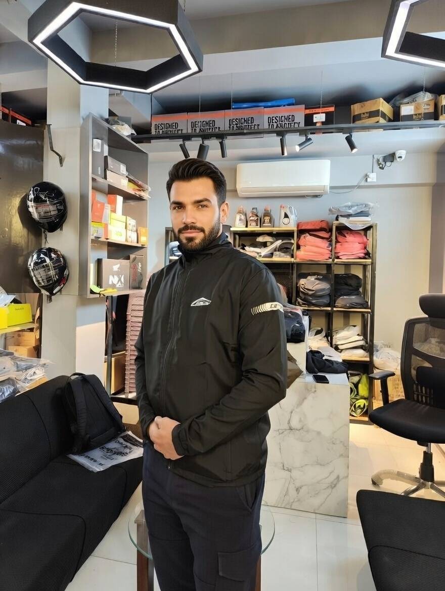 DCS Premium Jet Black Windbreaker - Black - M