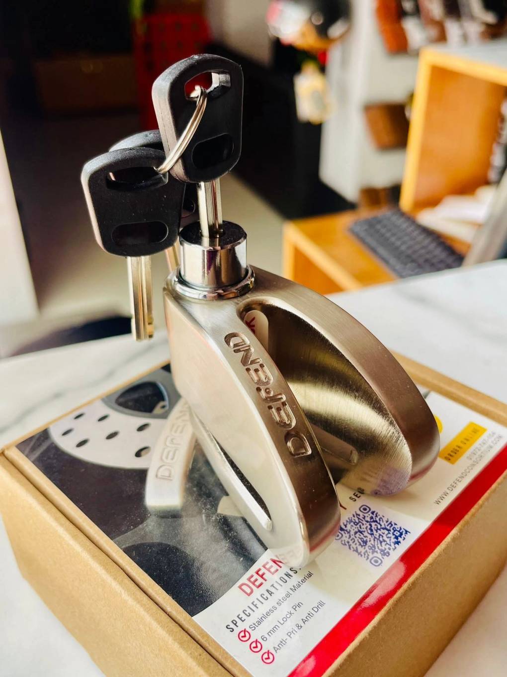 DCS555 Disc Lock 10mm Pin