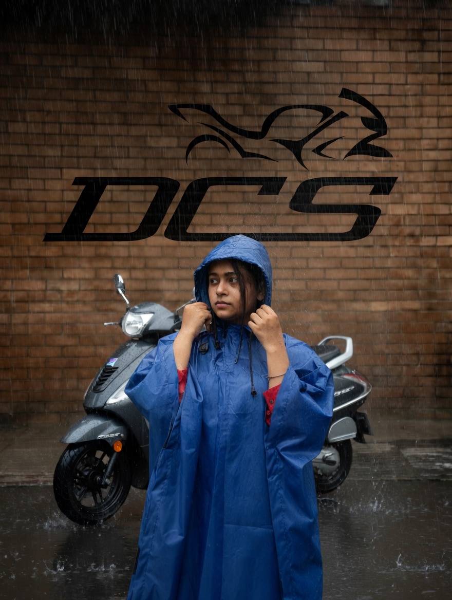 DCS Poncho  Blue - Blue